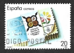Stamps Spain -  Edif2962 - XXV Aniversario de la Federación Española de Sociedades Filatélicas (FESOFI)