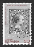Stamps Spain -  Edif3024 - Centenario de la Emisión del Primer Sello Dedicado a Alfonso XIII