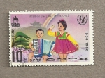 Stamps : Asia : North_Korea :  Día Internacional del Niño