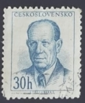 Sellos de Europa - Checoslovaquia -  Antonín Zápotocký (1884-1957)