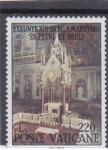 Sellos de Europa - Vaticano -  ALTAR MARTIRIO SAN PEDRO Y PABLO