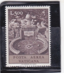 Stamps : Europe : Vatican_City :  Basílica y plaza de San Pedro