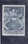 Stamps Vatican City -  Basílica y plaza de San Pedro