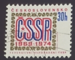 Stamps : Europe : Czechoslovakia :  50 Anivº Constitucion Federal
