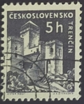 Stamps Czechoslovakia -  Castillo Tren?ín 