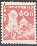 Stamps Czechoslovakia -  Castillo Karlštejn