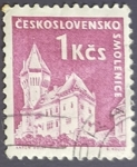 Stamps Czechoslovakia -  Castillo Smolenice