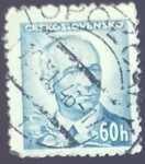 Stamps Czechoslovakia -  Dr. Edvard Beneš (1884-1948)