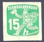 Stamps : Europe : Czechoslovakia :  Cartero