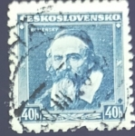 Stamps Czechoslovakia -  Jan Ámos Komenský (1592-1670)