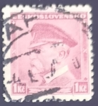 Stamps Czechoslovakia -  Tomáš Garrigue Masaryk (1850-1937)