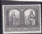 Sellos de Europa - Vaticano -  Mieszko I y la Reina