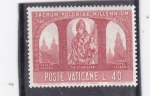 Stamps : Europe : Vatican_City :  milenium San Estanislao