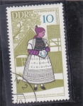 Stamps : Europe : Germany :  TRAJES TÍPICOS