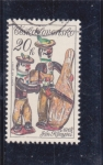 Stamps Czechoslovakia -  músicos de artesanía