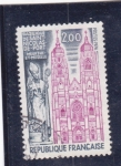 Stamps France -  Basílica de Saint Nicolás de-port