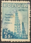 Sellos de America - Bolivia -  Pozos petroliferos