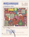 Stamps : Africa : Mozambique :  PINTURA MOZAMBIQUEÑA