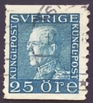 Stamps Sweden -  Rey Gustaf V