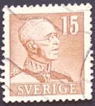 Sellos de Europa - Suecia -  Rey Gustaf V