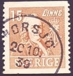 Stamps Sweden -  Prof. Dr. von Linné