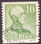 Stamps : Europe : Sweden :  Rey Gustaf V