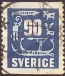 Stamps : Europe : Sweden :  Pinturas rupestres