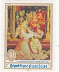 Stamps Rwanda -  PINTURA- Concierto de los angeles
