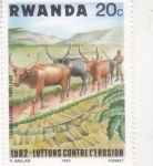 Stamps Rwanda -  LUCHA CONTRA LA EROSIÓN