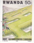 Stamps Rwanda -  LUCHA CONTRA LA EROSIÓN