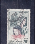 Stamps Morocco -  ALUMNAS