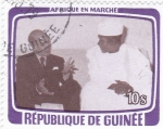 Sellos de Africa - Guinea -  Africa en Marcha
