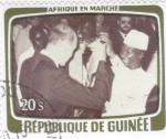 Sellos de Africa - Guinea -  Africa en Marcha