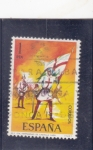 Stamps : Europe : Spain :  uniformes militares- Orden de la Santa Hermandad de Castilla 1488- (50)