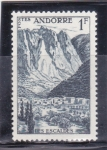 Stamps Andorra -  paisaje de Les Escaldes