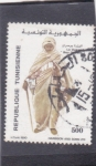 Stamps : Africa : Tunisia :  traje típico 