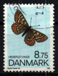 Stamps Denmark -  serie- Mariposas