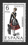 Stamps Spain -  Edif1949 - Traje Típico de Palencia