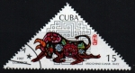 Sellos de America - Cuba -  Año chino- Buey