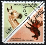 Stamps Benin -  serie- Caballos