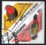 Stamps Benin -  serie- Pájaros de Benin