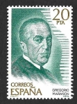 Stamps Spain -  Edif2515 - Gregorio Marañón