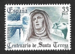 Sellos de Europa - Espa�a -  Edif2674 - IV Centenario de la Muerte de Santa Teresa de Ávila
