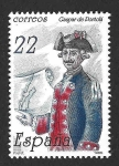Stamps Spain -  Edif2866 - II Centenario de la Muerte de Gaspar de Portola