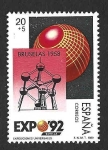 Stamps Spain -  Edif2992 - Exposición Universal de Sevilla 