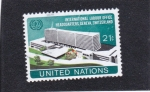 Sellos de America - ONU -  EDIFICIO NACIONES UNIDAD EN GINEBRA