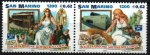 Stamps San Marino -  50 aniv. Sociedad Mutuo Socorro