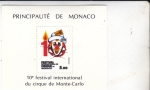 Stamps Monaco -  10º FESTIVAL INTERNACIONAL DE CIRCO EN MONTE-CARLO