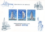 Stamps Monaco -  catamarán; barco de vela; trimarán
