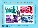 Sellos de Europa - Rumania -  InterEuropa - Compositores y Salas